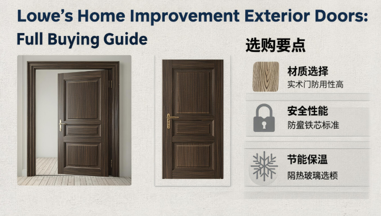 Lowe’s Home Improvement Exterior Doors: Full Buying Guide