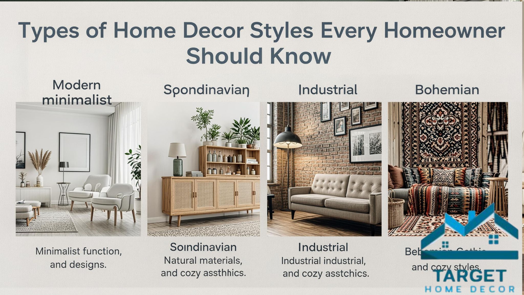 Types of Home Decor Styles Every Homeowner Should Know